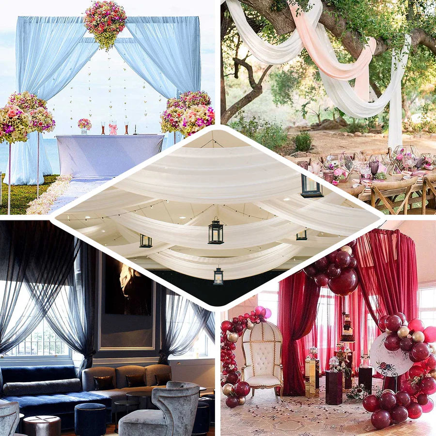 Drapes for tents