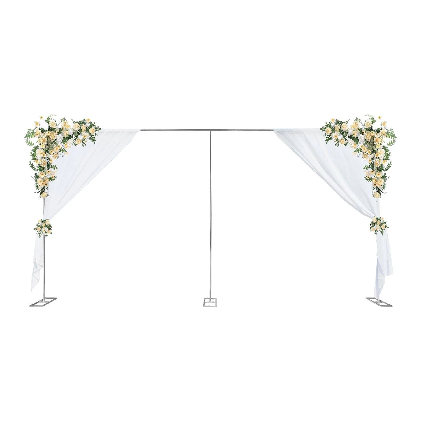 pipe drape white